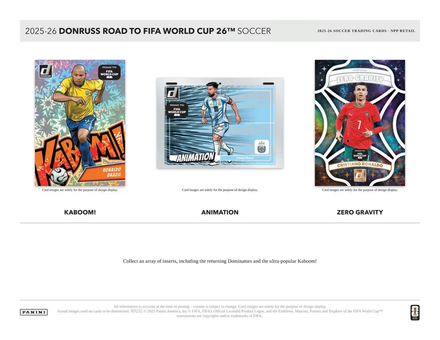 2025-26 Panini Donruss Road to FIFA World Cup Soccer Blaster Box