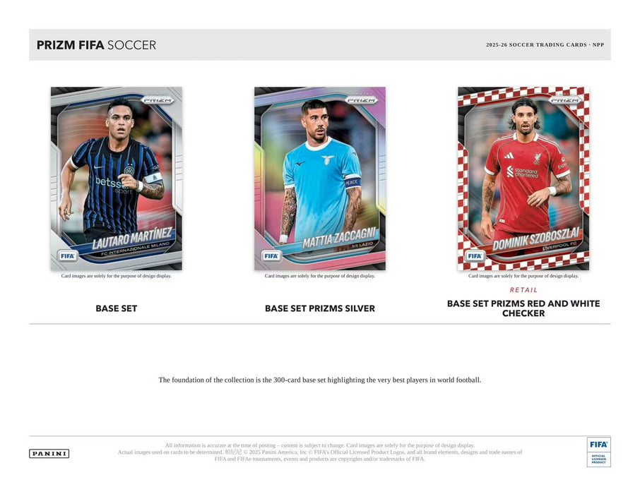 2025-26 Panini Prizm FIFA Soccer 24-Pack Retail Box