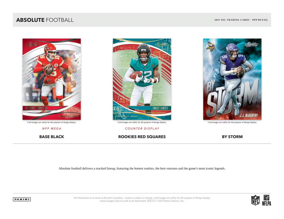 2025 Panini Absolute Football 24-Pack Retail Box
