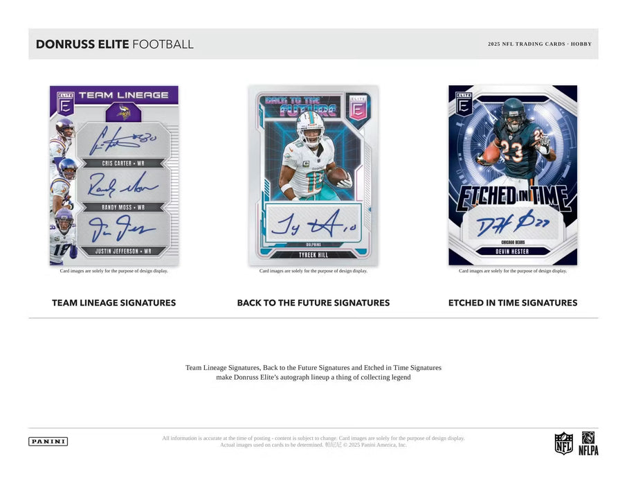 2025 Panini Donruss Elite Football Hobby Box