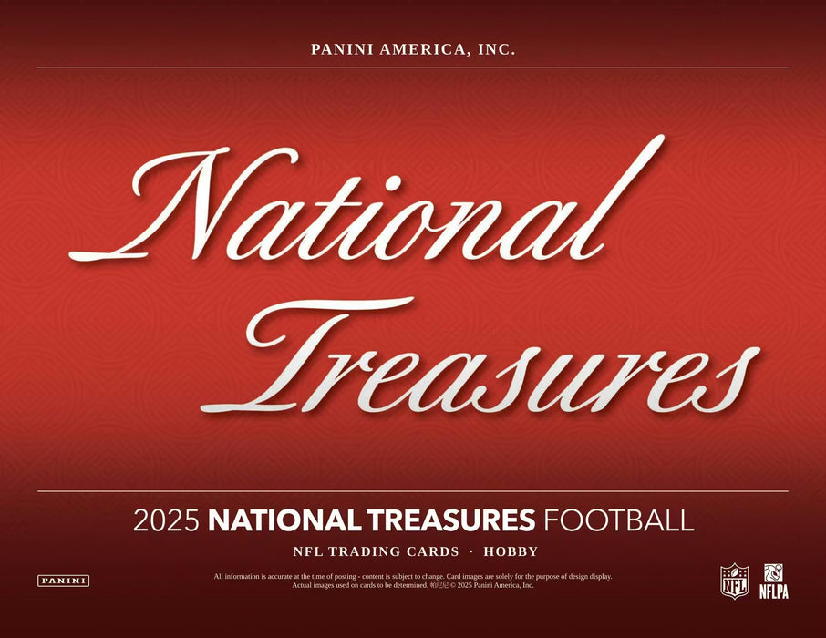 2025 Panini National Treasures Football Hobby Box (Pre-order: February 19)