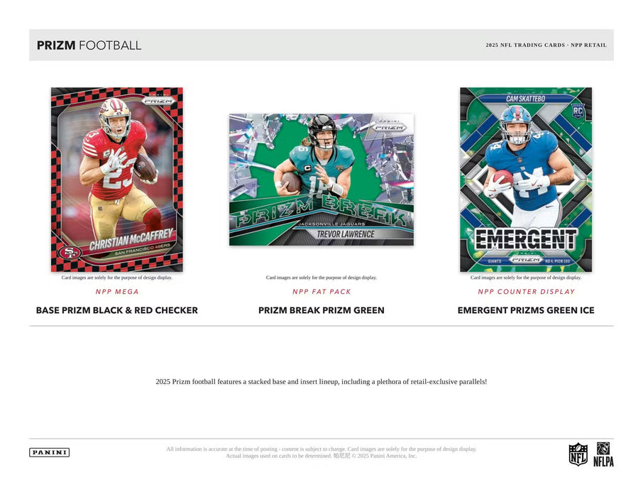 2025 Panini Prizm Football Jumbo Value 12-Pack Box