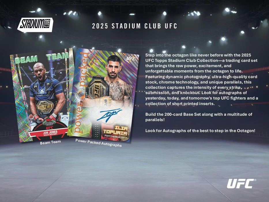 2025 Topps UFC Stadium Club Blaster Value Box