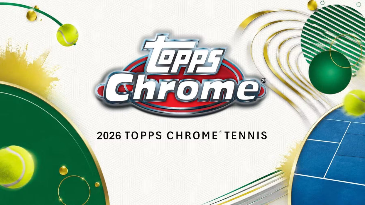 2026 Topps Chrome Tennis Breaker's Delight Box (Pre-Order: September 30)