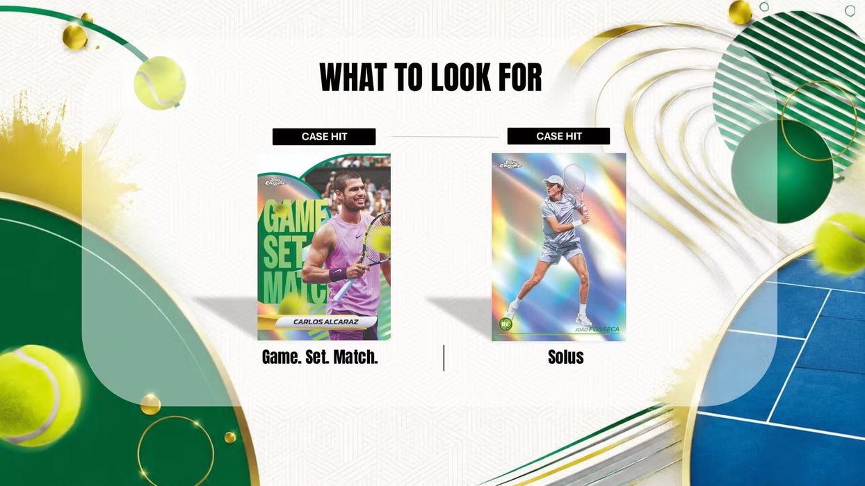 2026 Topps Chrome Tennis Breaker's Delight Box (Pre-Order: September 30)