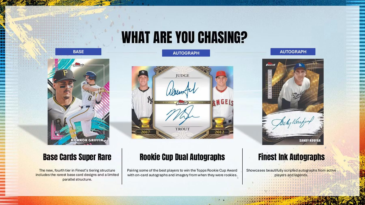 2026 Topps Finest Baseball Delight Box (Pre-order: July 15)