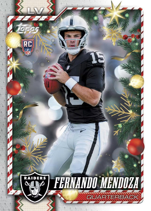 2026 Topps Holiday Football Mega Box