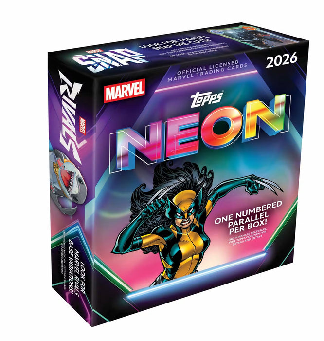 2026 Topps Marvel Neon Mega Box (Pre Order: October 14th)