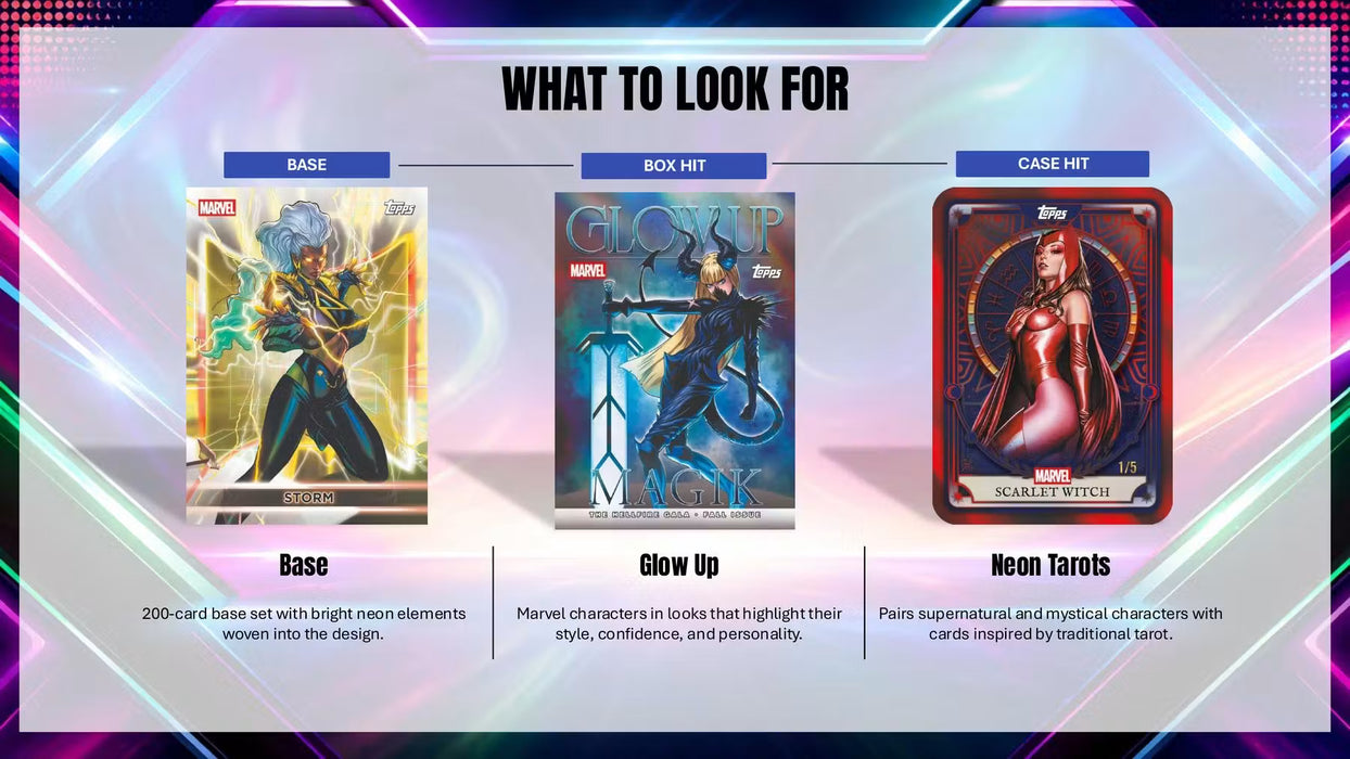 2026 Topps Marvel Neon Mega Box (Pre Order: October 14th)