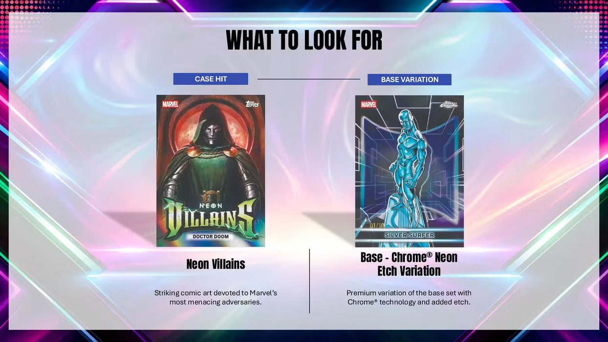 2026 Topps Marvel Neon Mega Box (Pre Order: October 14th)