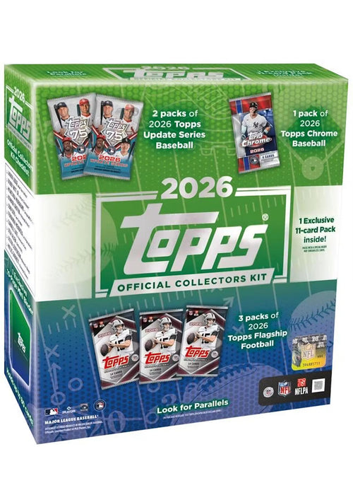 2026 Topps NFL x MLB Official Collector Kit Box (Pre-Order October 28)