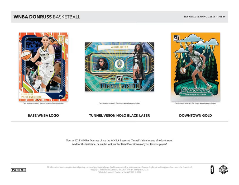 2026 Panini Donruss WNBA Hobby Box