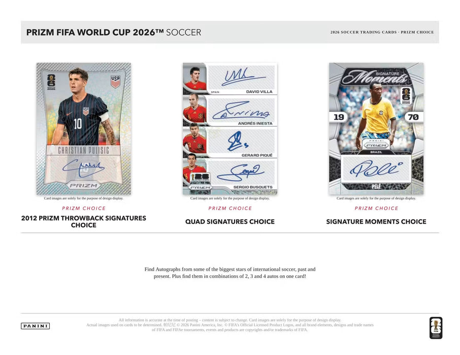 2026 Prizm World Cup Soccer Choice Box