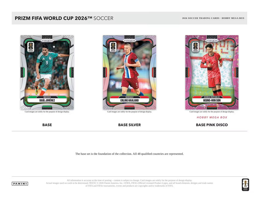 2026 Panini Prizm FIFA World Cup Soccer Hobby Mega Box