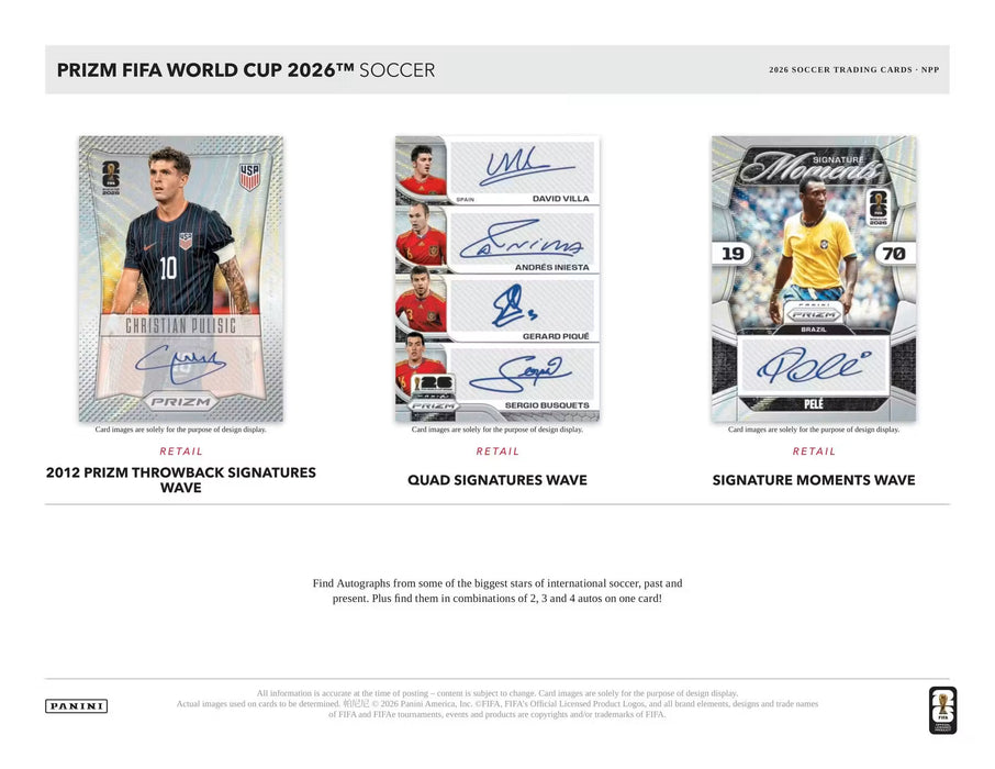 2026 Panini Prizm FIFA World Cup Soccer 24-Pack Retail Box