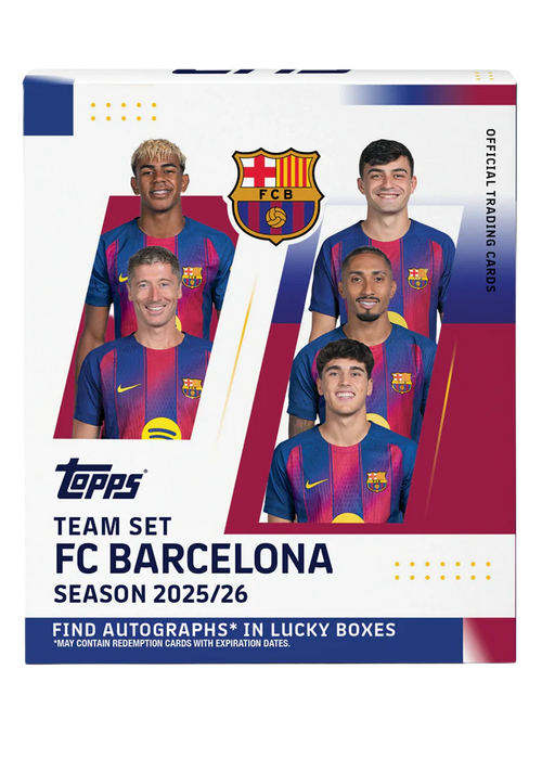 2025-26 Topps FC Barcelona Soccer Team Set Box