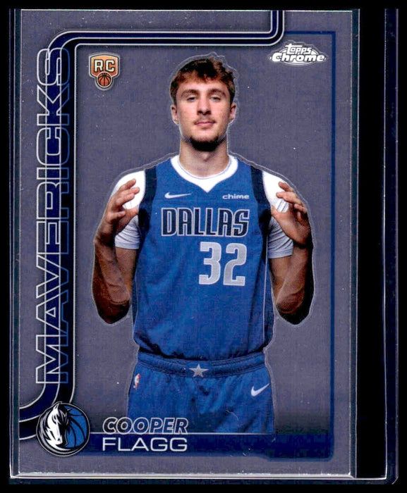 2025-26 Topps Chrome #251 Cooper Flagg Base Set - Image Variations