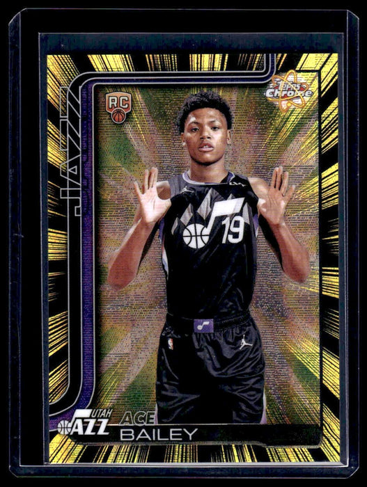 2025-26 Topps Chrome #RR-5 Ace Bailey Radiating Rookies