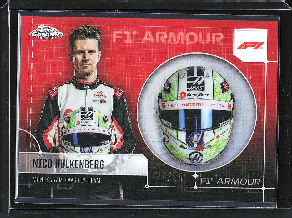 2024 Topps Chrome Formula 1 #F1A-15 Nico Hulkenberg F1 Armour /50