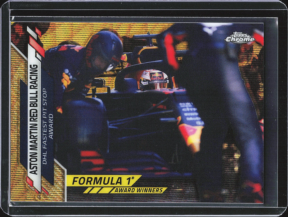 2020 Topps Chrome Formula 1 #194 Aston Martin RB Racing Gold Refractor /50