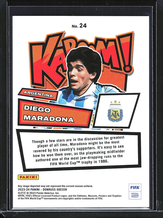 2023-24 Donruss #24 Diego Maradona Kaboom