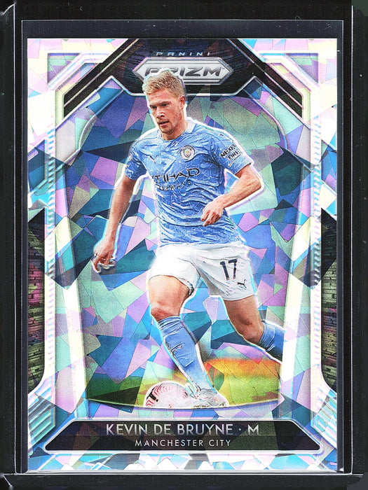2020-21 Panini Prizm Premier League #99 Kevin De Bruyne Cracked Ice Prizm #/23