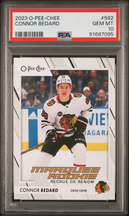 2023 Upper Deck O-Pee-Chee #582 Connor Bedard PSA 10