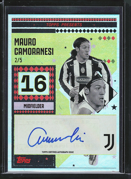 2024-25 Topps Juventus Team Set #VL-MC Mauro Camoranesi Autograph /5