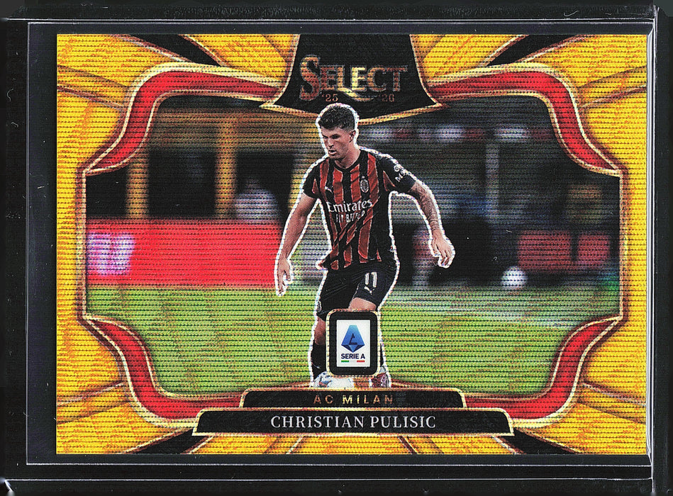 2025-26 Panini Select Serie A #204 Christian Pulisic Gold Wave /10