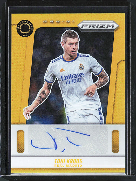2025 Panini Prizm FIFA Club World Cup Toni Kroos Auto Gold Prizm SP #FA-TK /10