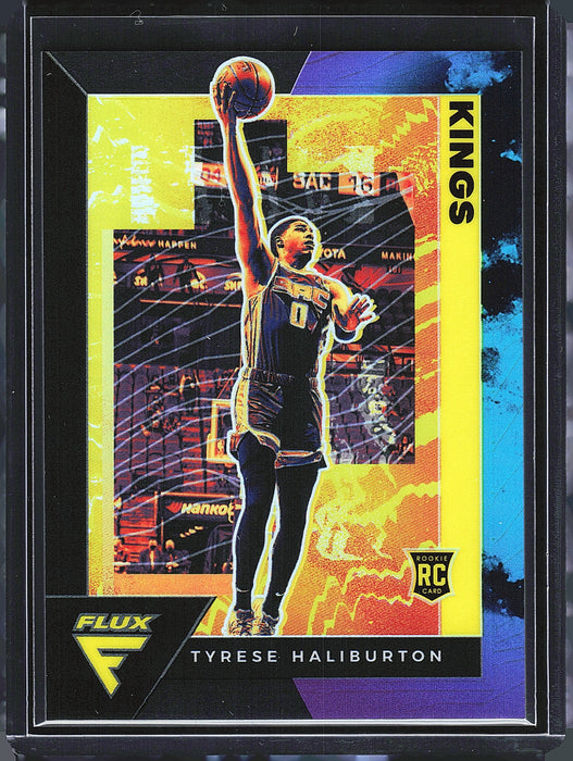 2020-21 Panini Flux 203 Tyrese Haliburton Lunar Eclipse /25