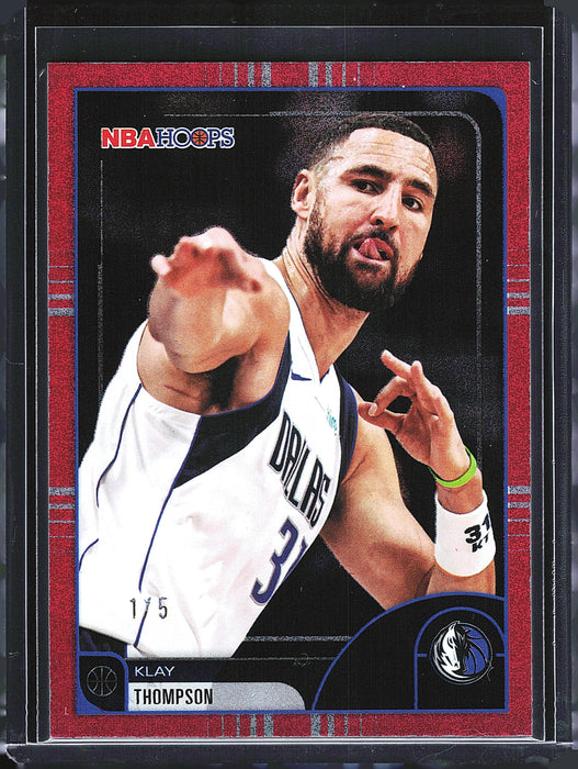 2025-26 Hoops 104 Klay Thompson Light Burst Red /5