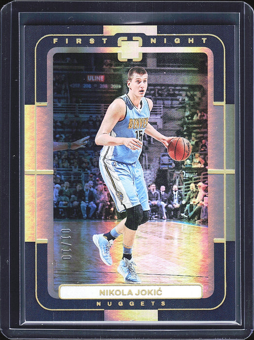 2023-24 Panini Photogenic 12 Nikola Jokic First Night Gold /10