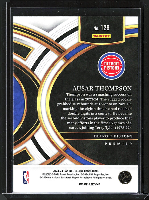 2023-24 Panini Select 128 Ausar Thompson Tiger Prizm RC