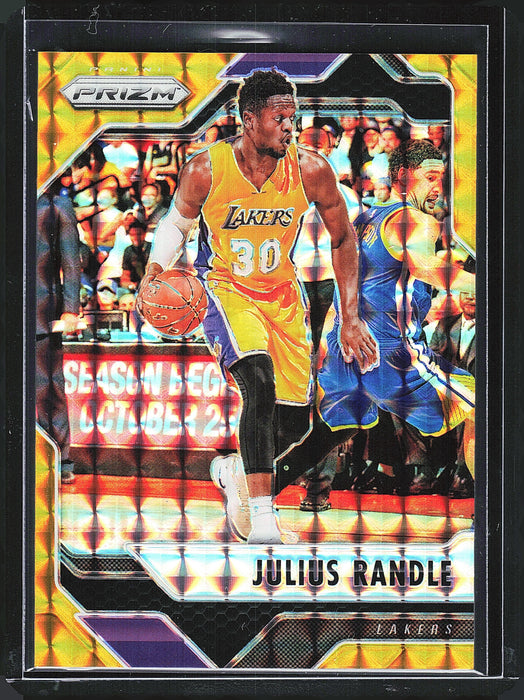 2016-17 Panini Mosaic Prizm 50 Julius Randle Gold /10