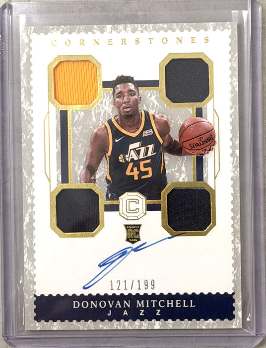 2017-18 Panini Cornerstones 163 Donovan Mitchell /199