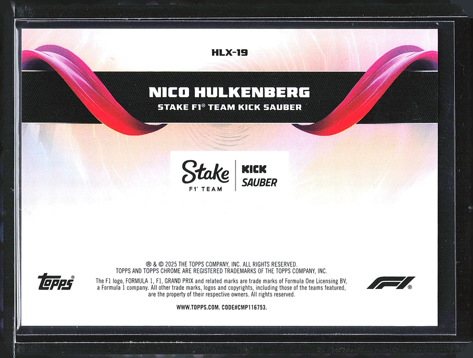 2025 Topps Chrome Formula 1 #HLX-19 Nico Hulkenberg Helix