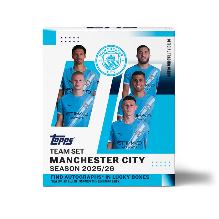 2025-26 Topps Manchester City Soccer Team Set Box