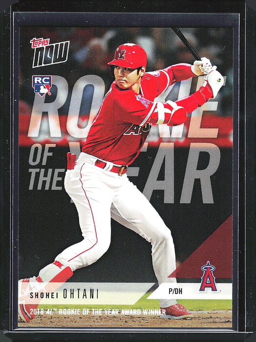2018 Topps Now AW-1 Shohei Ohtani Award Winners