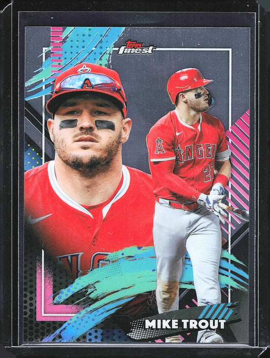 2026 Topps Finest Mike Trout 326 super rare SSP Angels