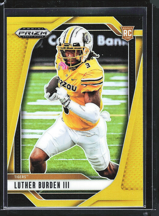 2025 Panini Prizm Draft Picks 71 Luther Burden III Prizms Gold 09/10