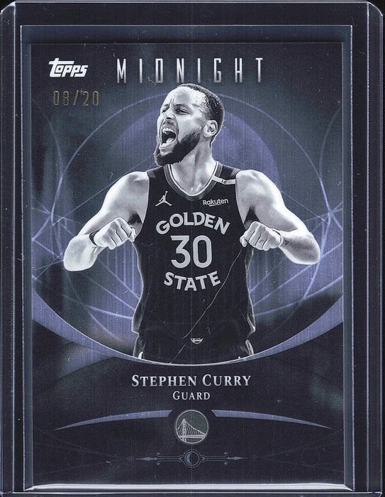 2025-26 Topps Midnight 30 Stephen Curry Equinox 08/20