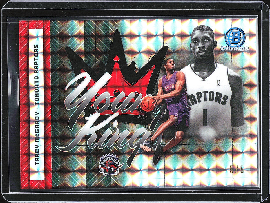 2025-26 Bowman YK-24 Tracy McGrady Young Kings Red Geometric 5/5