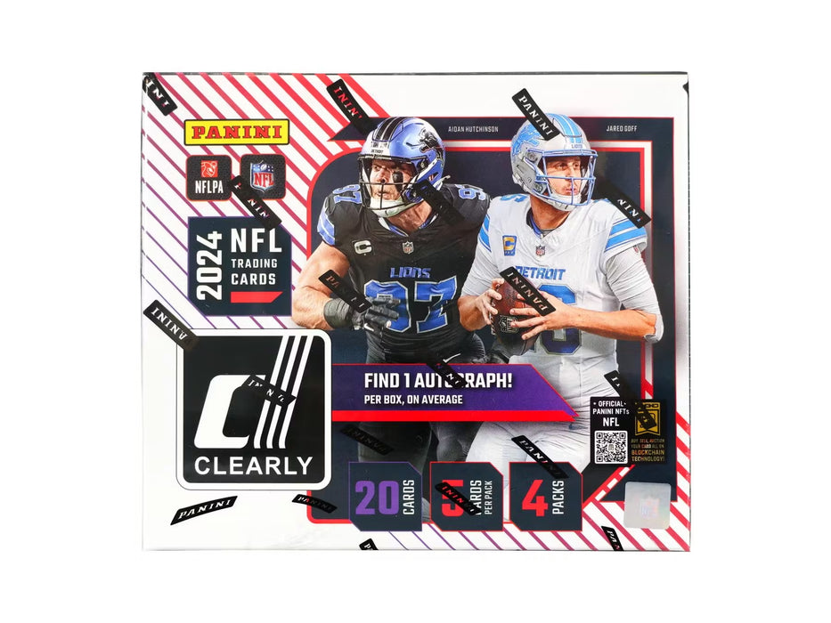 2024 Panini Clearly Donruss Football NFL Hobby Box