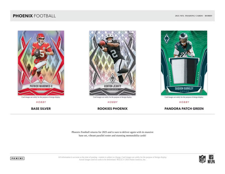 2025 Panini Phoenix Football Hobby Box