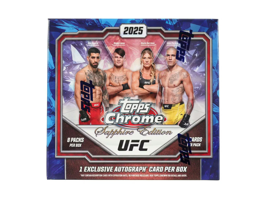 2025 Topps Chrome UFC Sapphire Edition Box