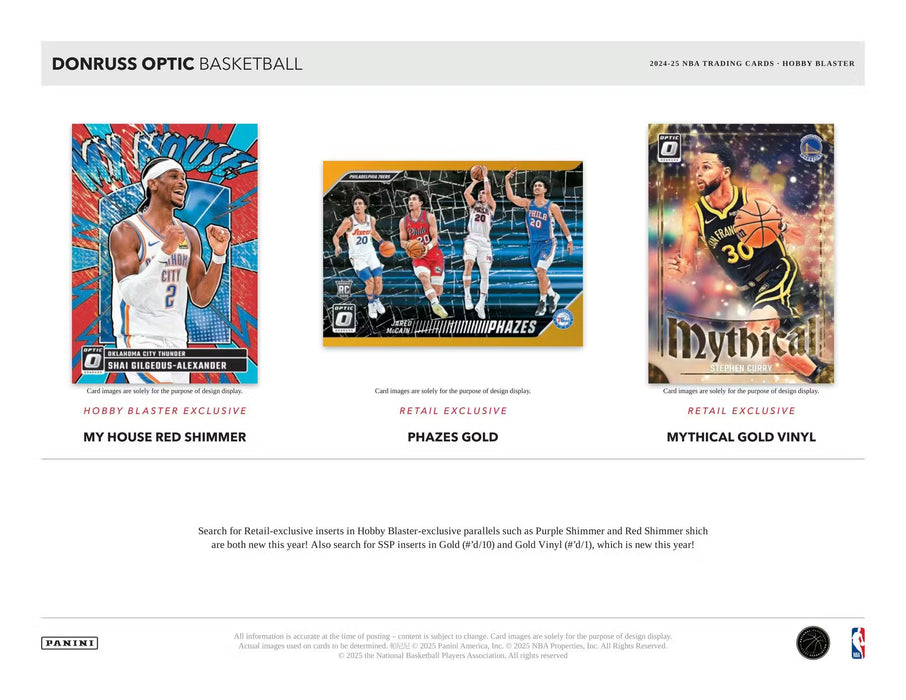 2024-25 Panini Donruss Optic Basketball 6-Pack Hobby Blaster Box (Downtowns!)