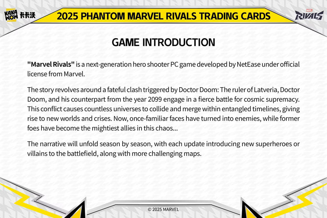 2025 Kakawow Marvel Rivals Phantom Hobby Box