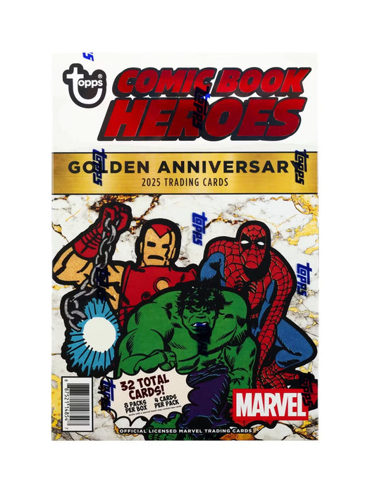 2025 Topps Marvel Comic Book Heroes 1975 Golden Anniversary Hobby Box
