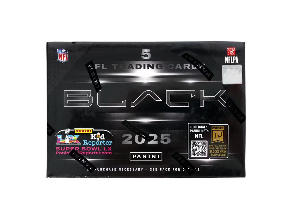 2025 Panini Black NFL Football Hobby Box